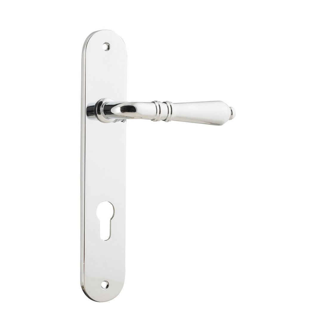 Iver Sarlat Entrance Lever Set Oval Backplate 230 X 40 X 53mm
