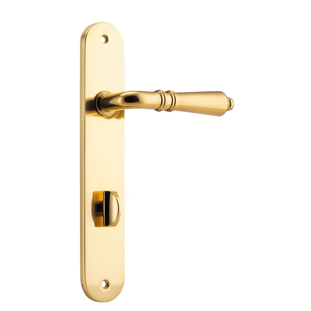 Iver Sarlat Privacy Lever Set Oval Backplate 240 X 40 X 53mm