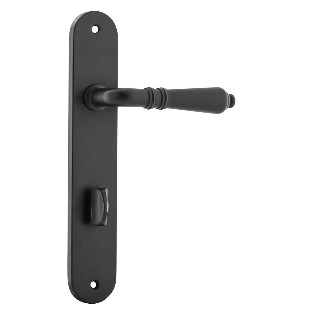 Iver Sarlat Privacy Lever Set Oval Backplate 240 X 40 X 53mm