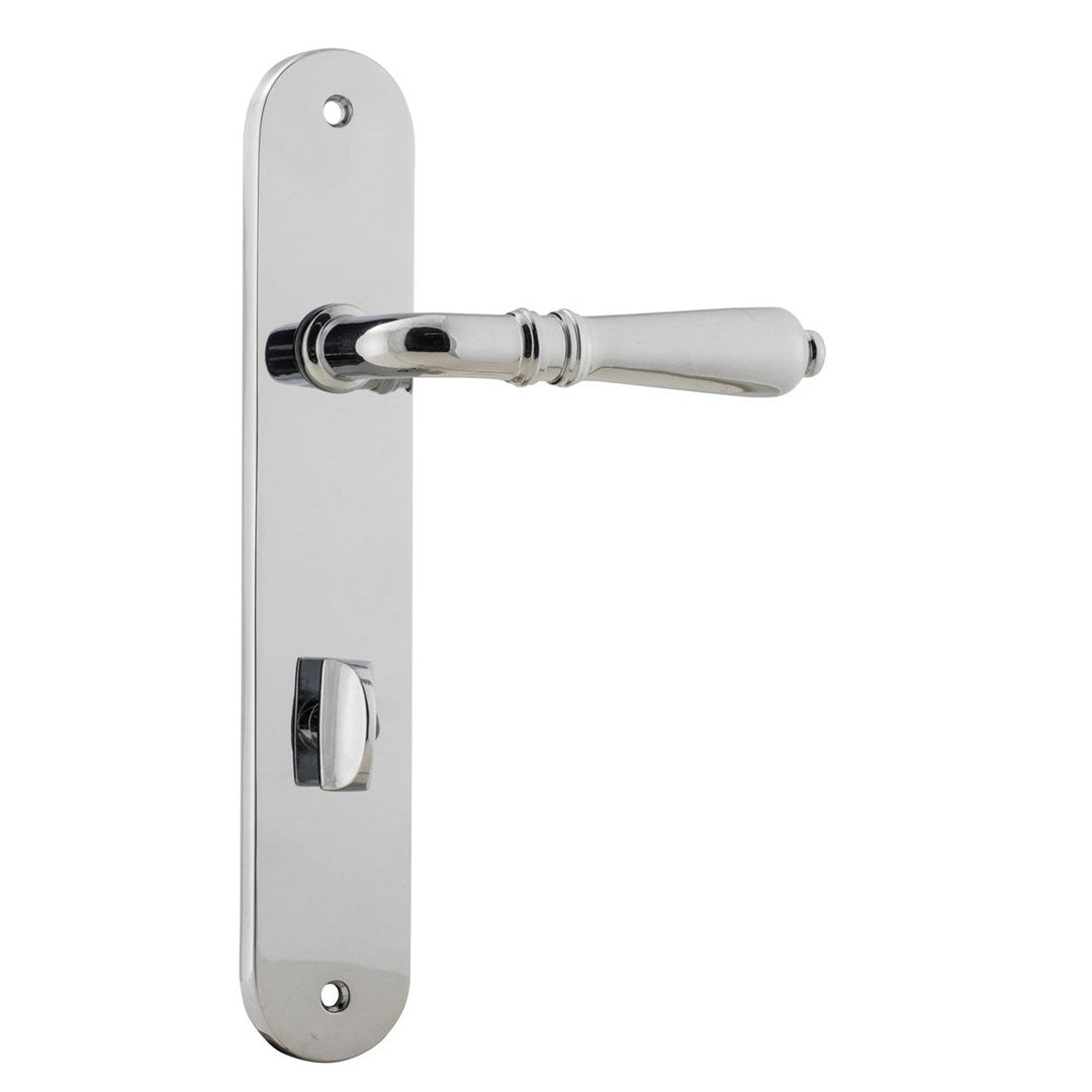 Iver Sarlat Privacy Lever Set Oval Backplate 240 X 40 X 53mm