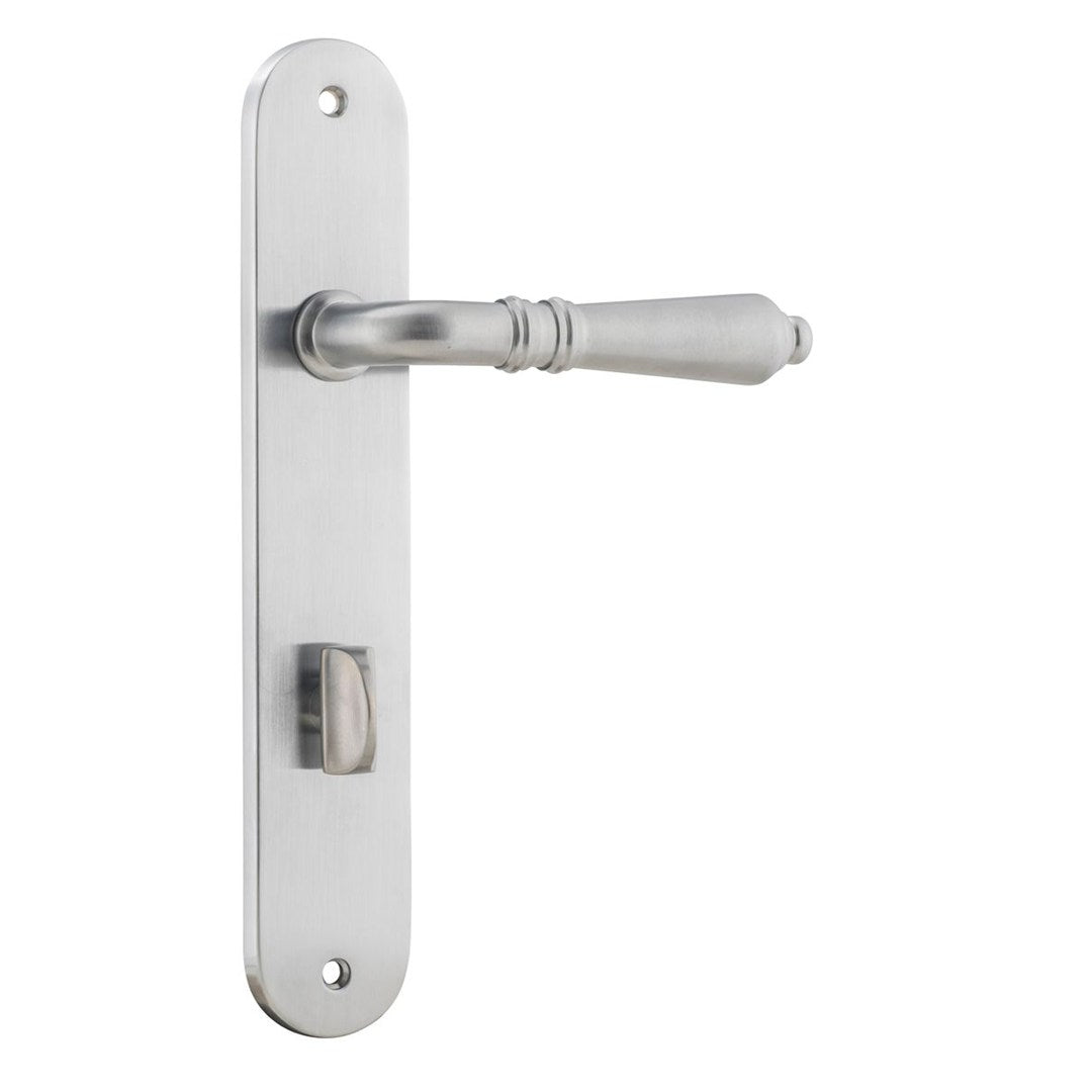 Iver Sarlat Privacy Lever Set Oval Backplate 240 X 40 X 53mm