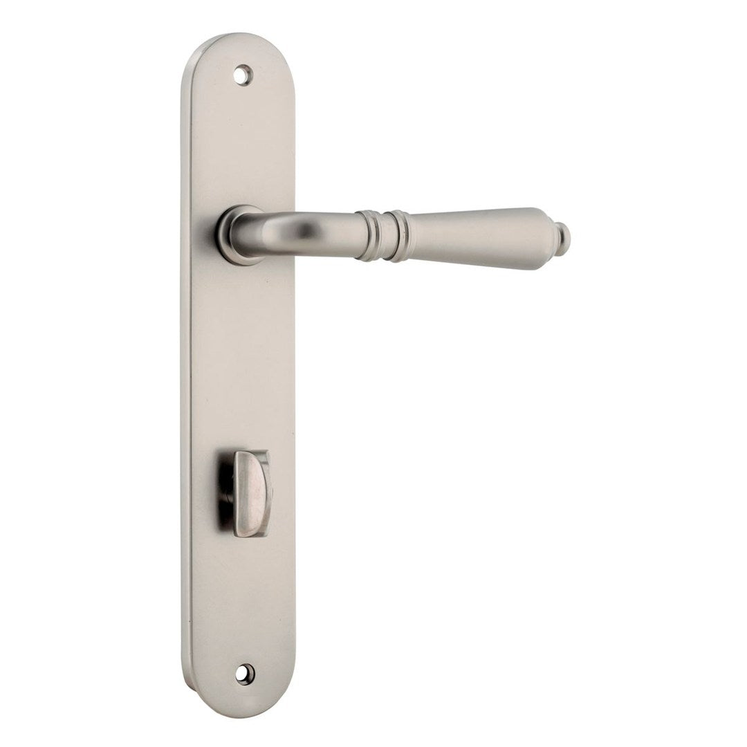 Iver Sarlat Privacy Lever Set Oval Backplate 240 X 40 X 53mm
