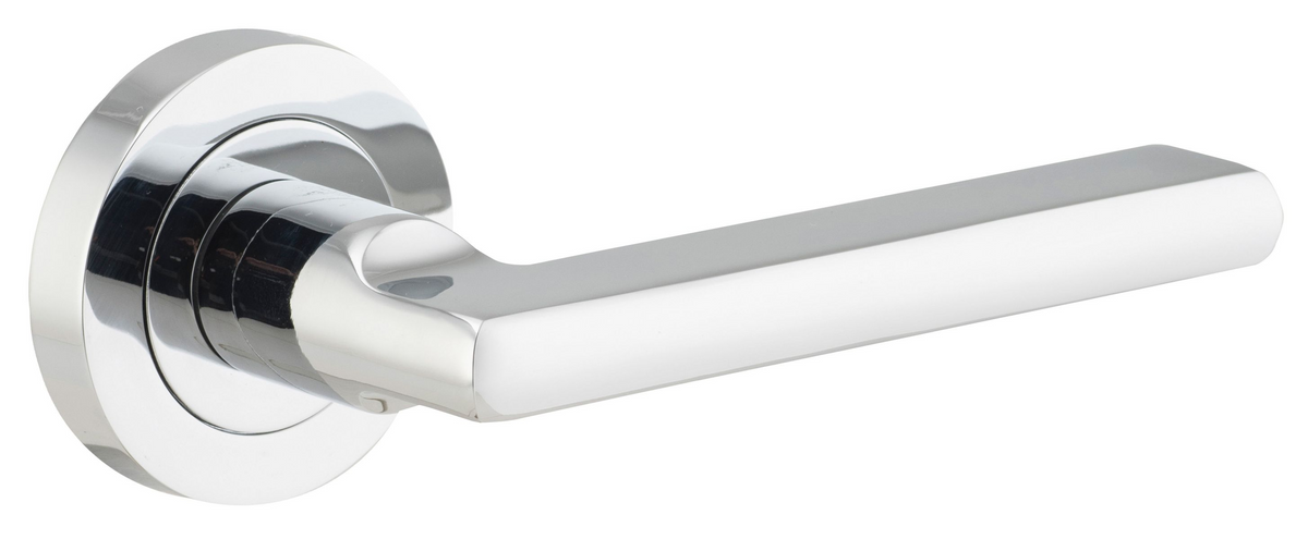 Iver Baltimore Passage Lever 1/2 Rnd Backplate Left Hand 52 X 58mm