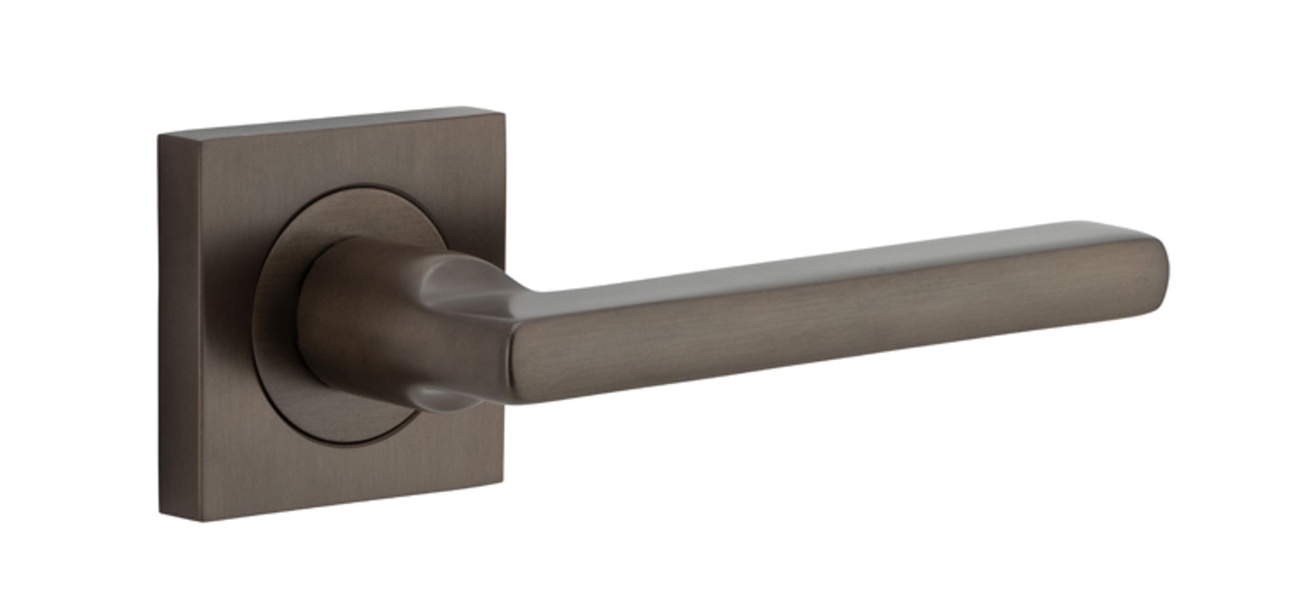 Iver Baltimore Lever 1/2 Set 52 X 55mm Left Sq Backplate