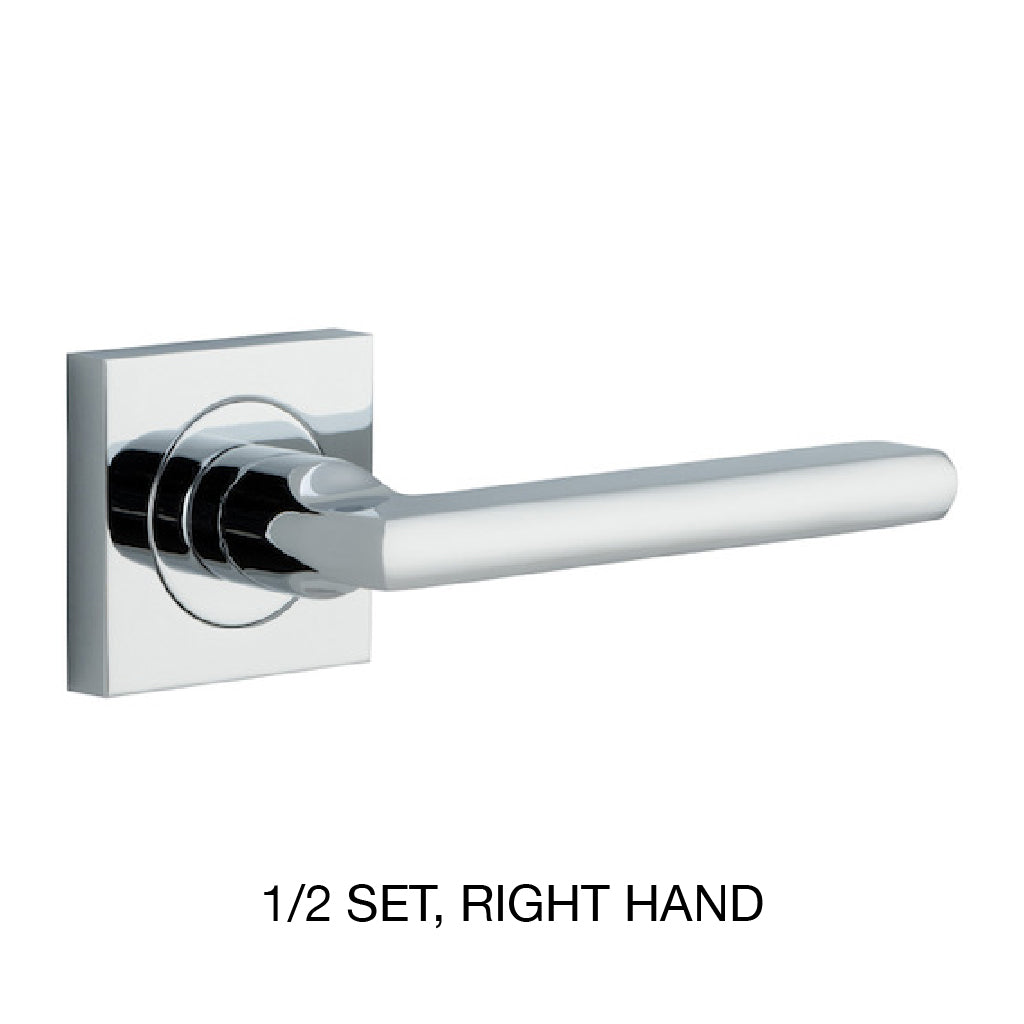 Iver Baltimore Lever 1/2 Set 52 X 55mm Right Sq Backplate