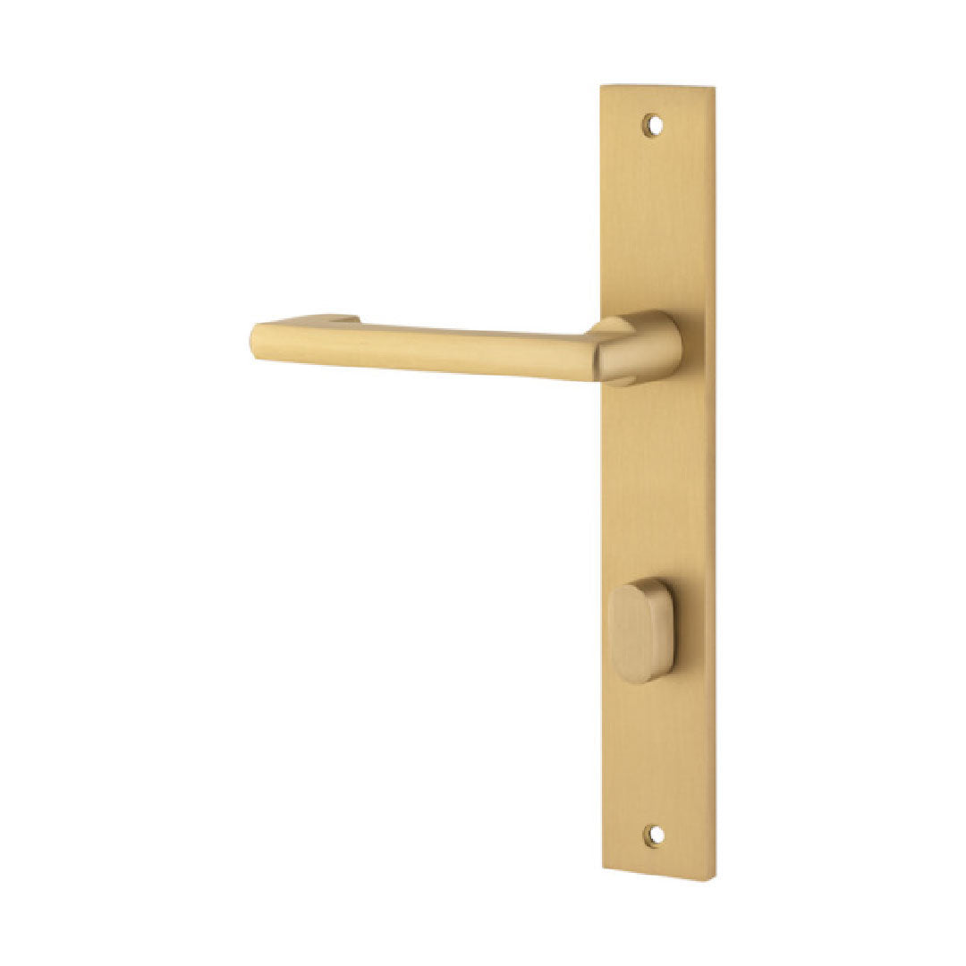 Iver Baltimore Lever 1/2 Set Rect Backplate Left Hand 240 X 38 X 55mm