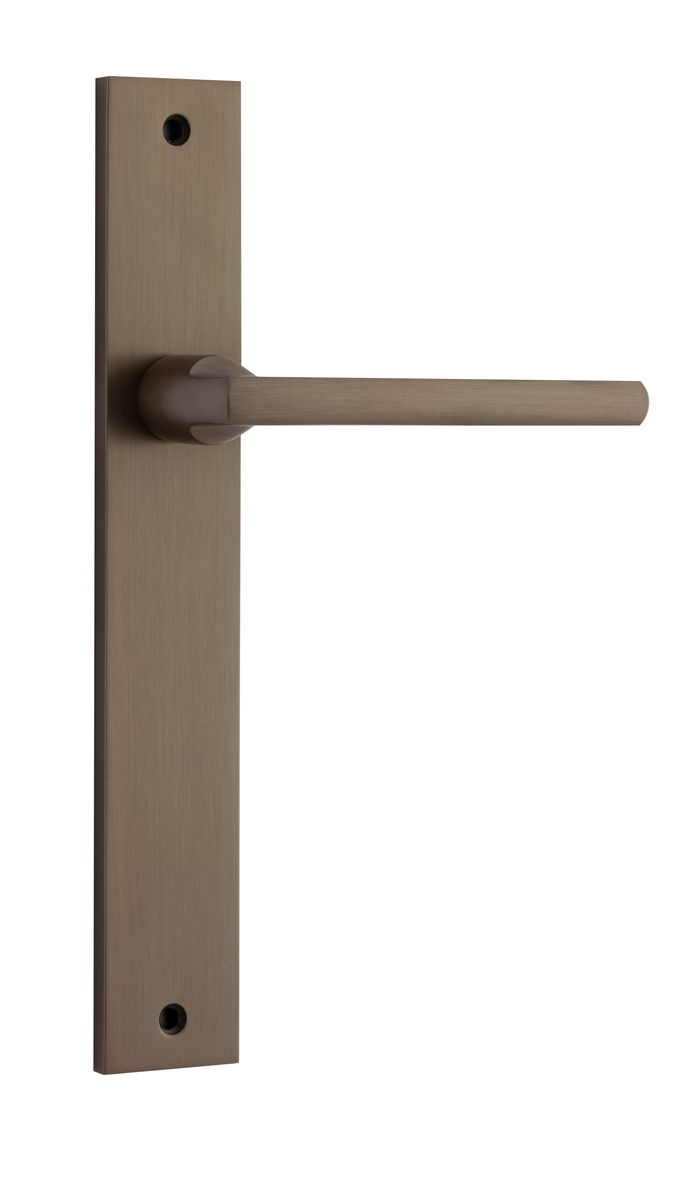 Iver Baltimore Lever 1/2 Set Rect Backplate Left Hand 240 X 38 X 55mm