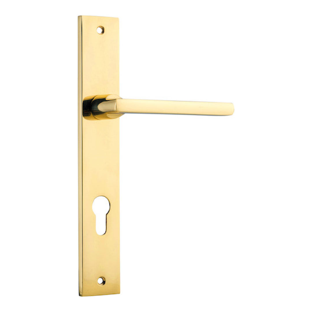 Iver Baltimore Entrance Lever Set Rect Backplate 240 X 38 X 55mm