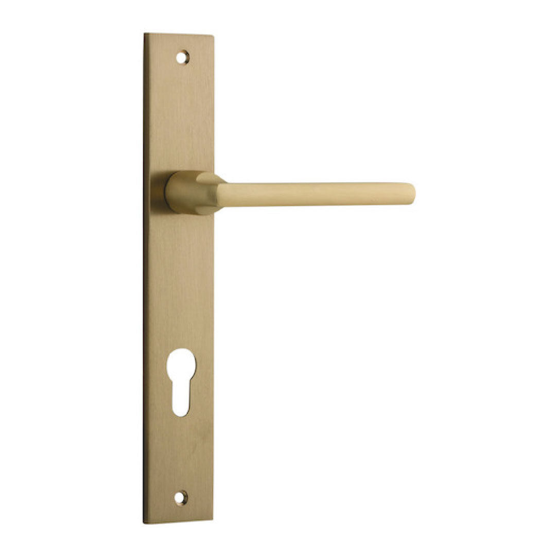 Iver Baltimore Entrance Lever Set Rect Backplate 240 X 38