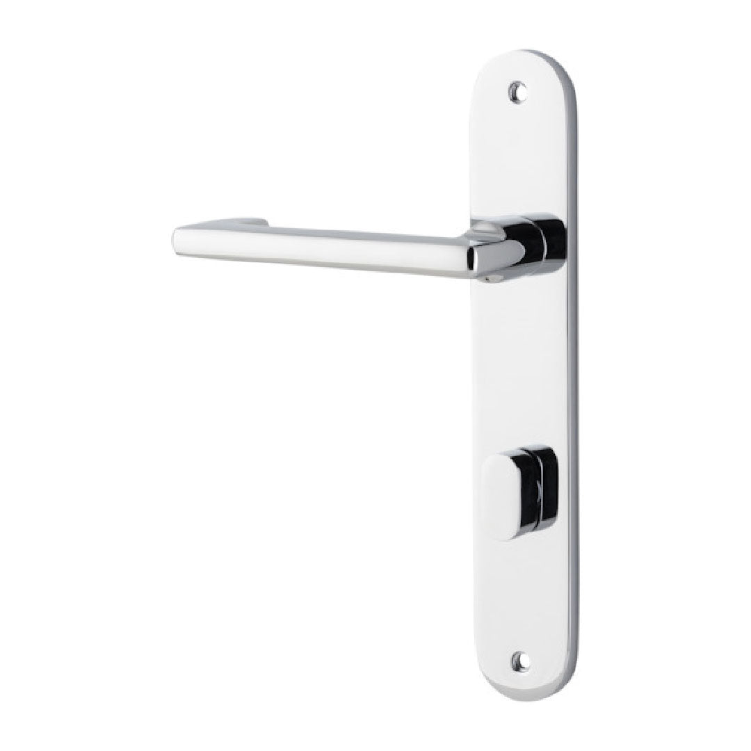 IVER BALTIMORE LEVER 1/2 SET OVAL BACKPLATE LEFT HAND 230 X 40 X 55MM