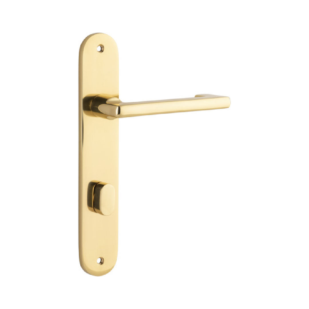 IVER BALTIMORE LEVER 1/2 SET OVAL BACKPLATE RIGHT HAND 230 X 40 X 55MM