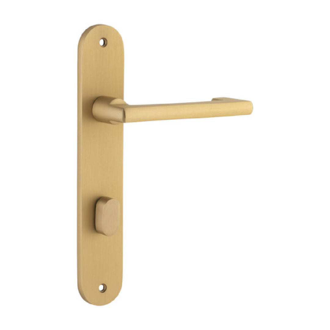 Iver Baltimore Lever 1/2 Set Oval Backplate Right Hand 230 X 40 X 55mm