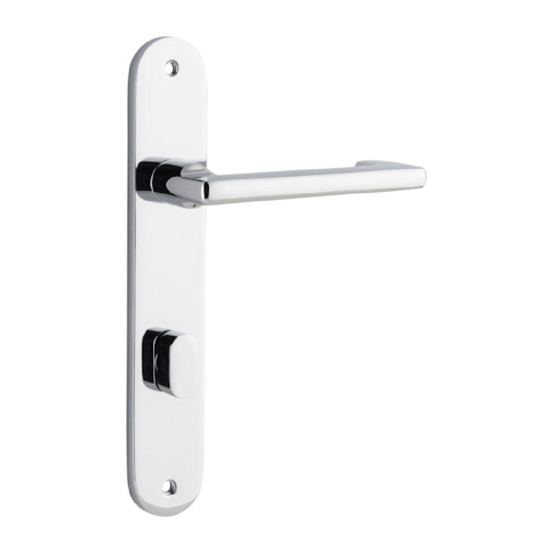 IVER BALTIMORE LEVER 1/2 SET OVAL BACKPLATE RIGHT HAND 230 X 40 X 55MM