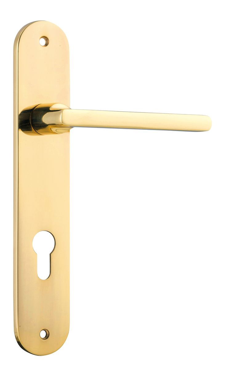 Iver Baltimore Entrance Lever Set Oval Backplate 230 X 40 X 55mm