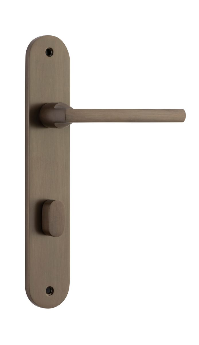 Iver Baltimore Privacy Lever Set Oval Backplate 230 X 40 X 55mm