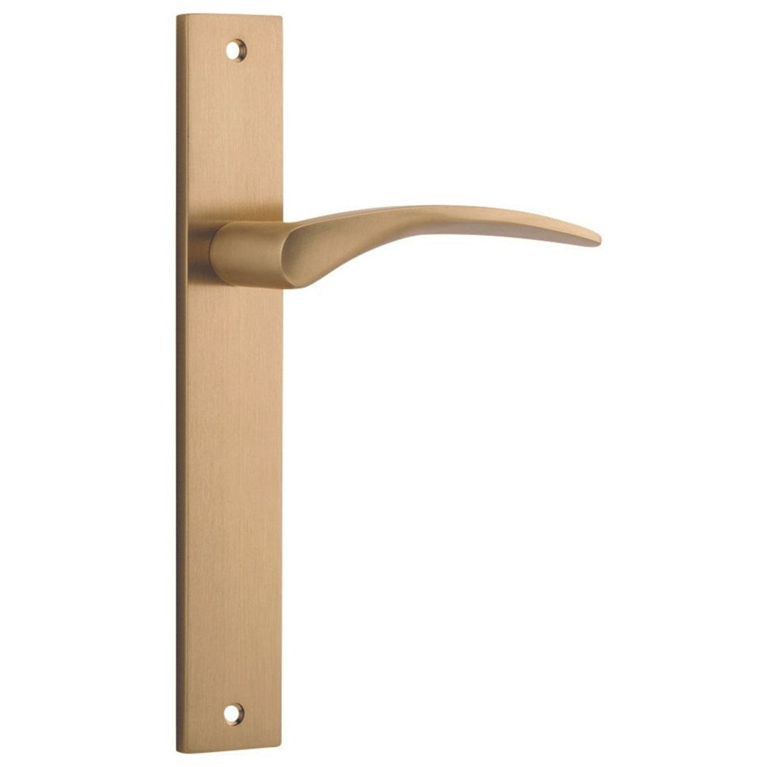 Iver Oxford Passage Lever 1/2 Set Rect Backplate Left Hand 240 X 38 X 60mm