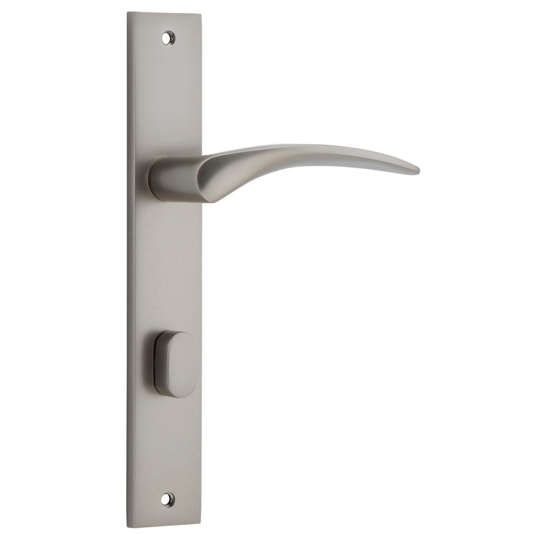 Iver Oxford Privacy Lever Set Rect Backplate 240 X 38 X 60mm