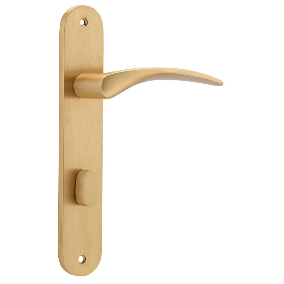 Iver Oxford Privacy Lever Set Oval Backplate 237 X 50 X 60mm