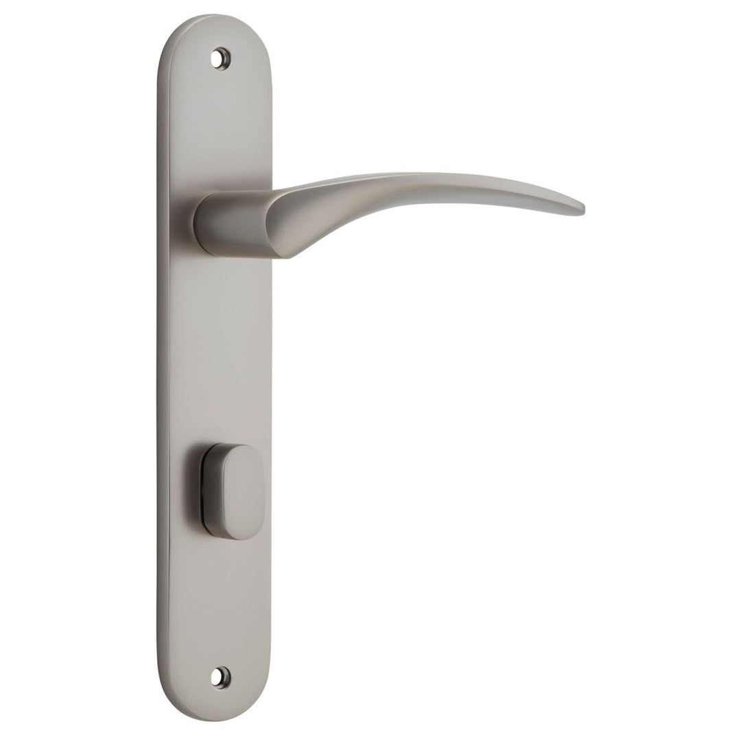 Iver Oxford Privacy Lever Set Oval Backplate 237 X 50 X 60mm