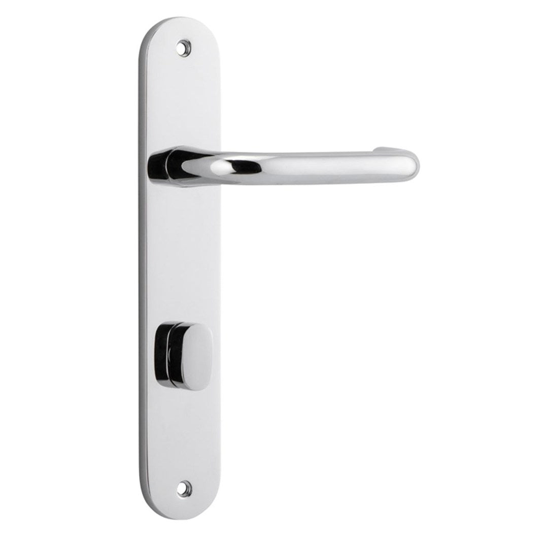 Iver Oslo Privacy Lever Set Oval Backplate 230 X 40 X 57mm