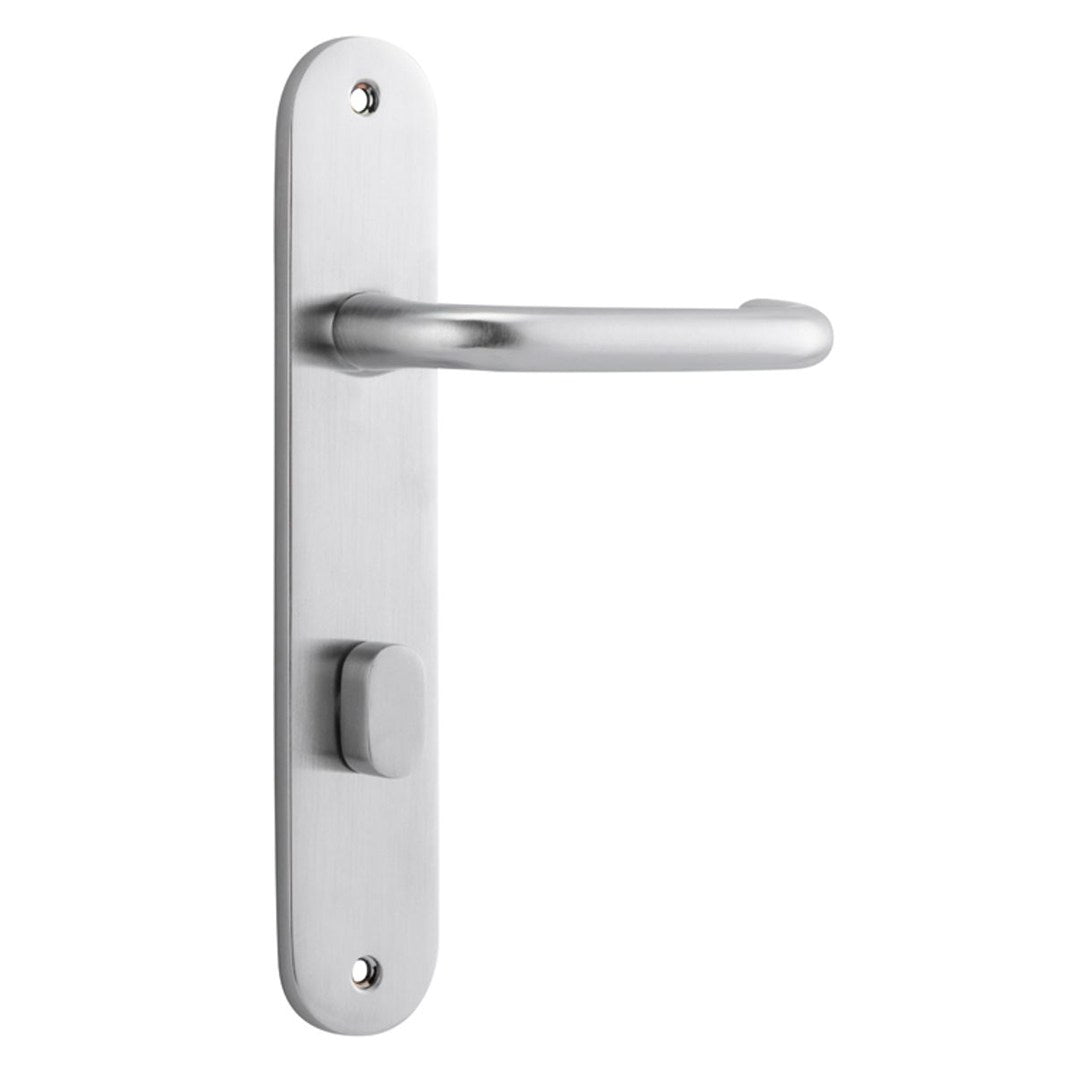 Iver Oslo Privacy Lever Set Oval Backplate 230 X 40 X 57mm
