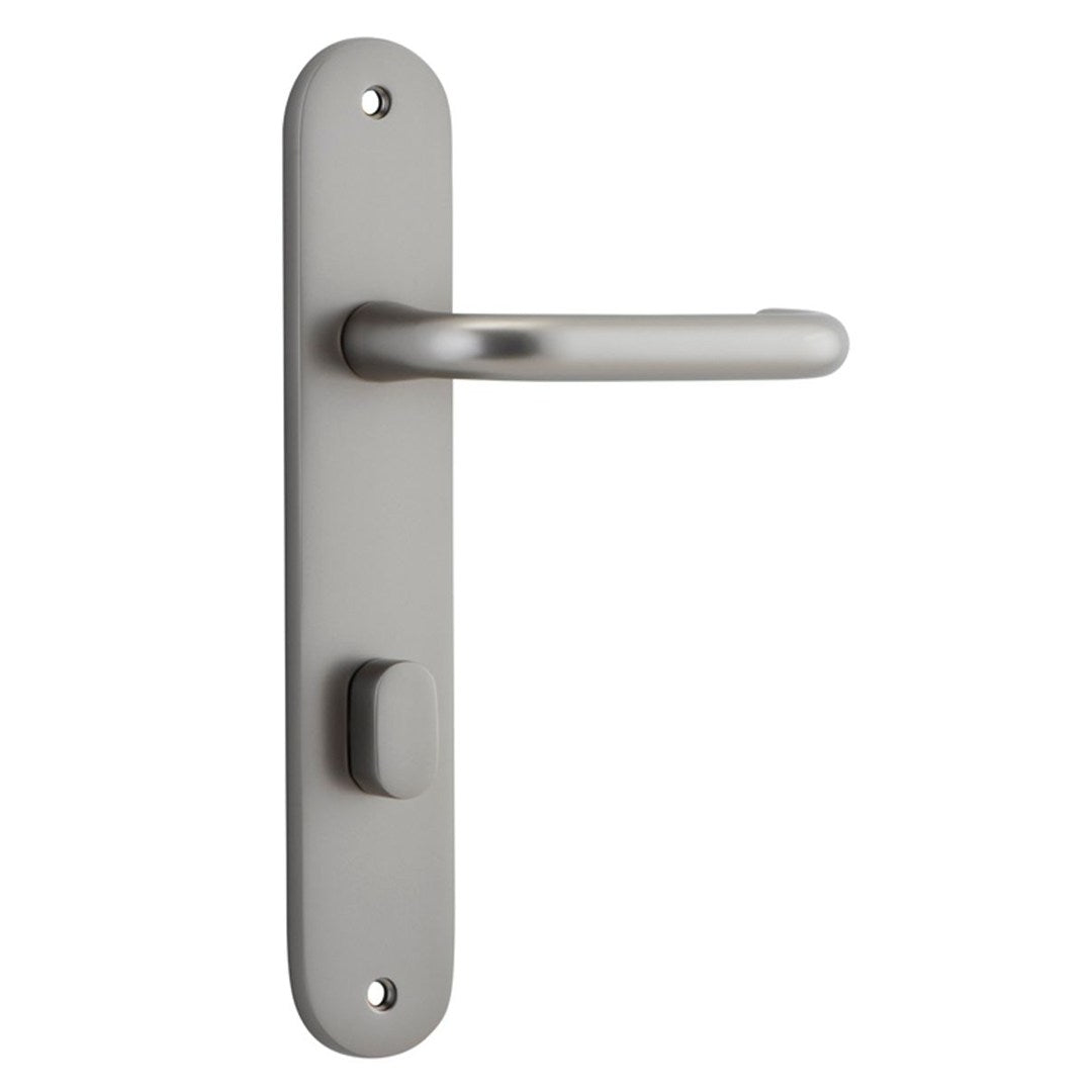 Iver Oslo Privacy Lever Set Oval Backplate 230 X 40 X 57mm