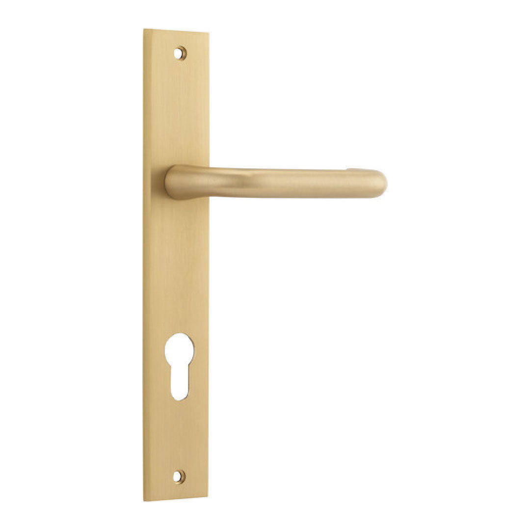 Iver Oslo Entrance Lever Set Rect Backplate 237 X 50 X 57mm
