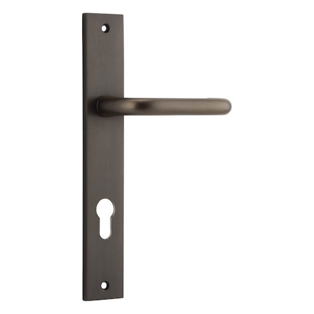 Iver Oslo Entrance Lever Set Rect Backplate 237 X 50 X 57mm