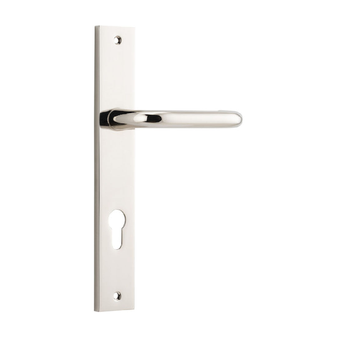 Iver Oslo Entrance Lever Set Rect Backplate 237 X 50 X 57mm