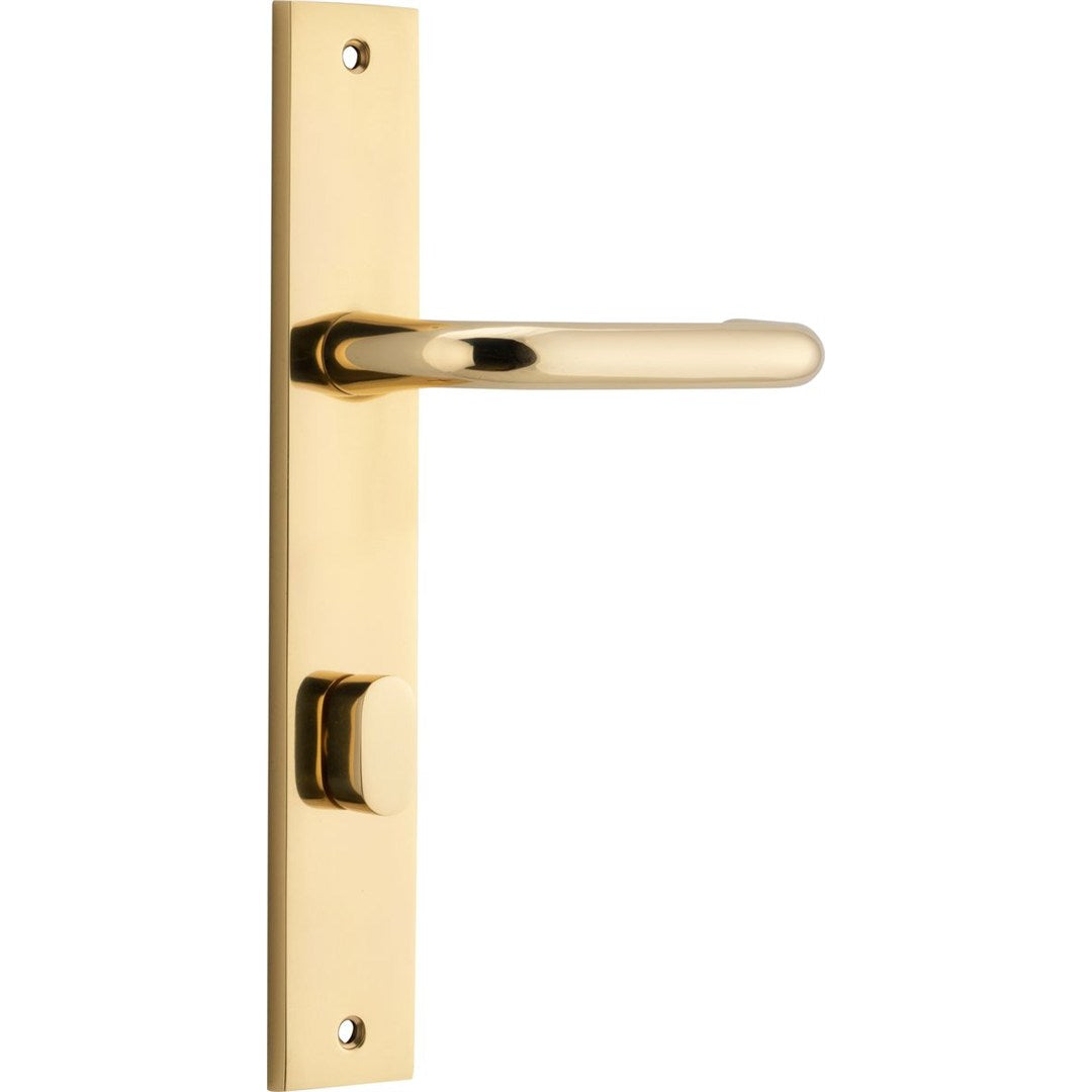 Iver Oslo Privacy Lever Set Rect Backplate 237 X 50 X 57mm