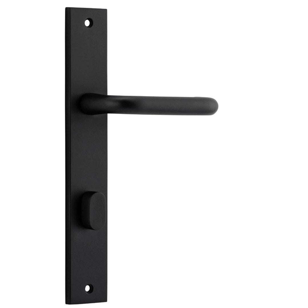 Iver Oslo Privacy Lever Set Rect Backplate 237 X 50 X 57mm