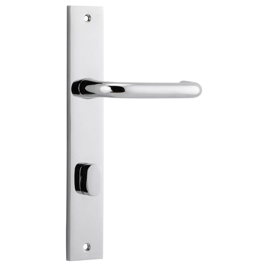 Iver Oslo Privacy Lever Set Rect Backplate 237 X 50 X 57mm