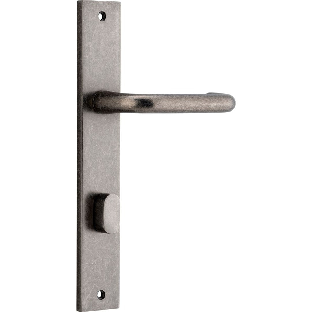 Iver Oslo Privacy Lever Set Rect Backplate 237 X 50 X 57mm