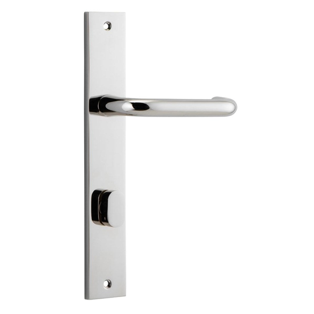 Iver Oslo Privacy Lever Set Rect Backplate 237 X 50 X 57mm