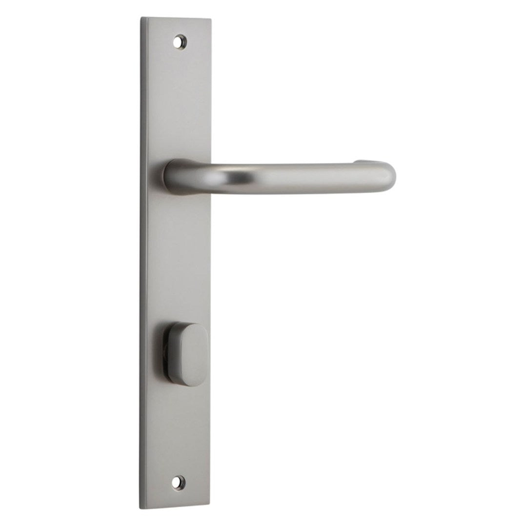 Iver Oslo Privacy Lever Set Rect Backplate 237 X 50 X 57mm