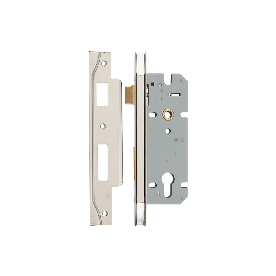 Iver Euro Mortice Lock Rebated 45mm Backset