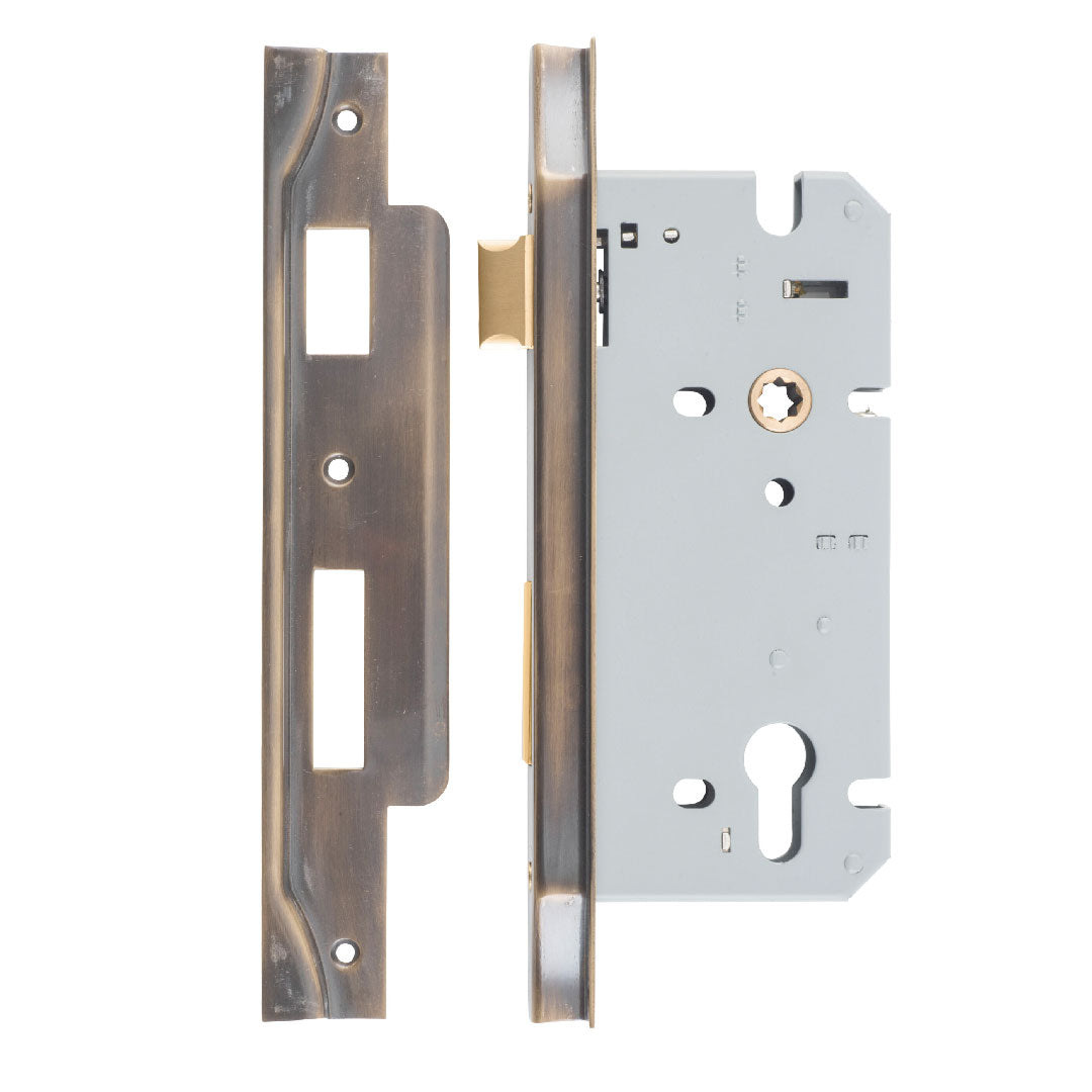 Iver Euro Mortice Lock Rebated 60mm Backset