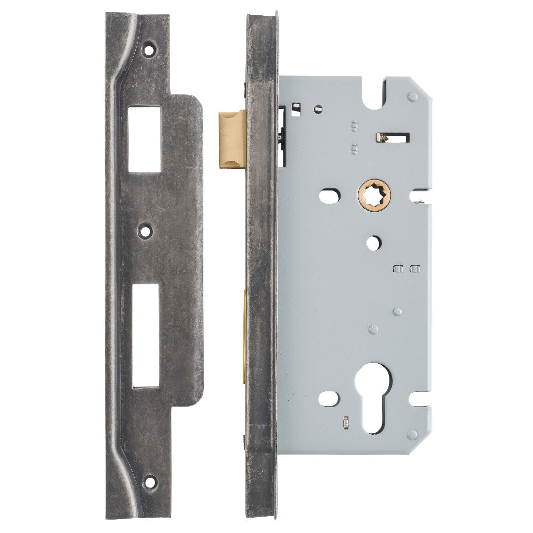 Iver Euro Mortice Lock Rebated 60mm Backset