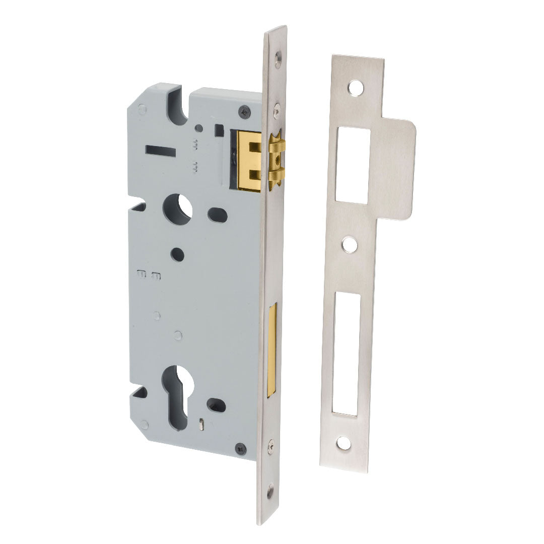 IVER EURO MORTICE LOCK ROLLER 45MM BACKSET