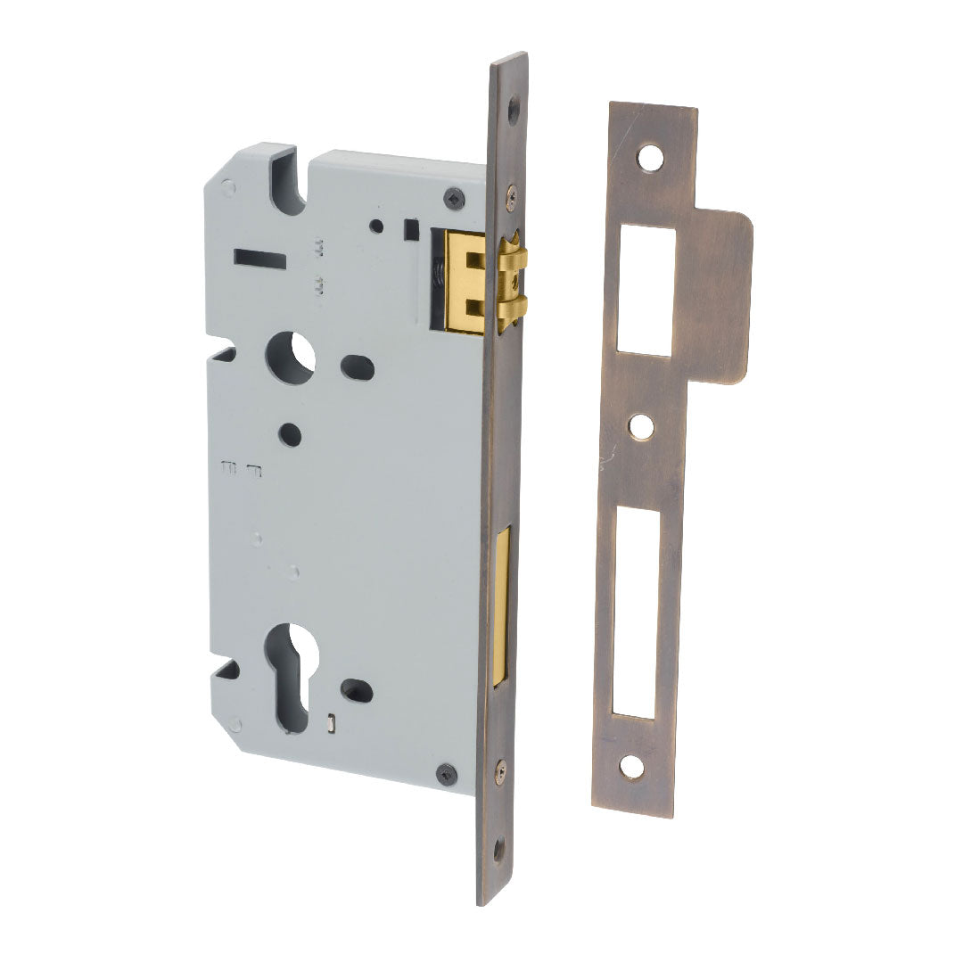 Iver Euro Mortice Lock Roller Rebated 60mm Backset