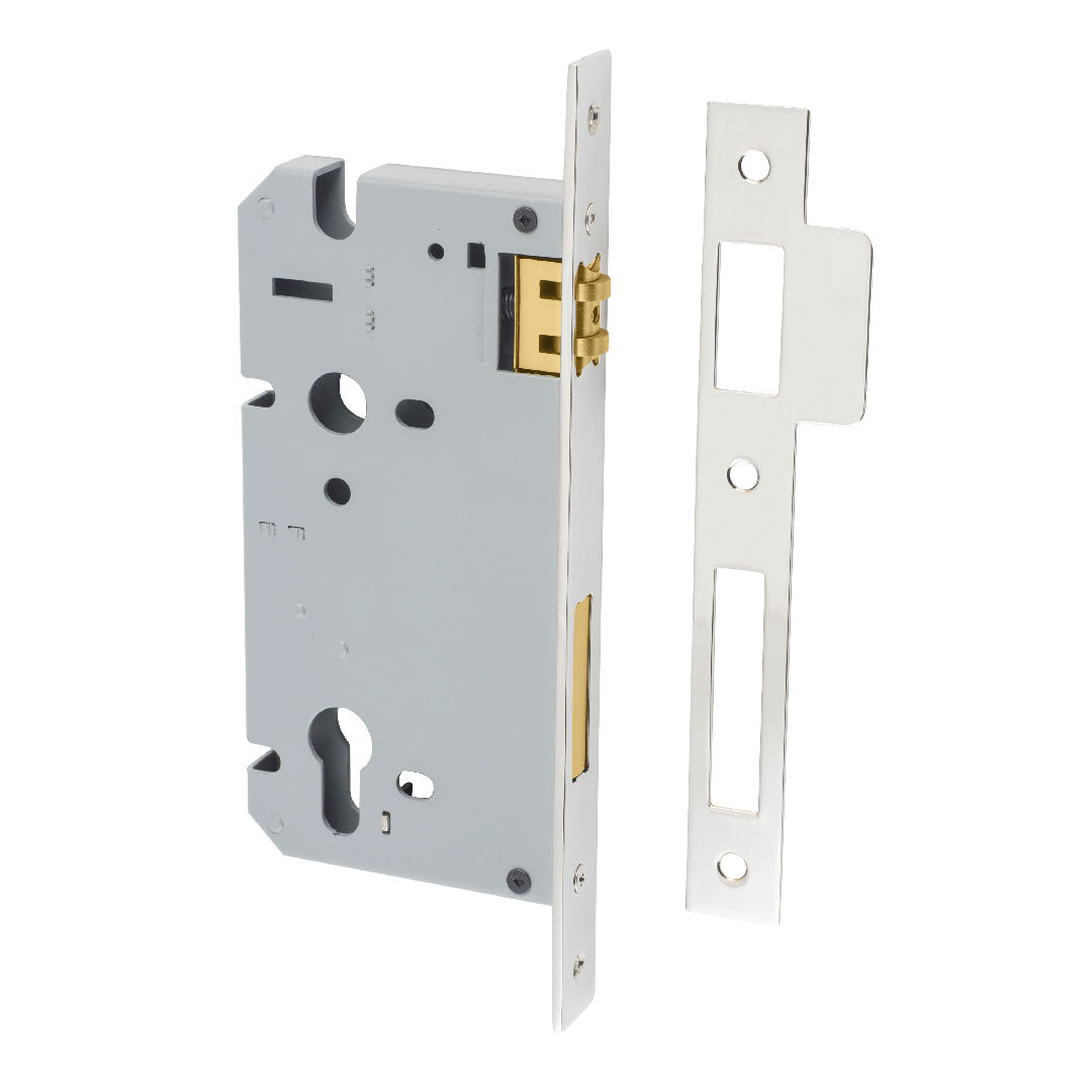 Iver Euro Mortice Lock Roller Rebated 60mm Backset