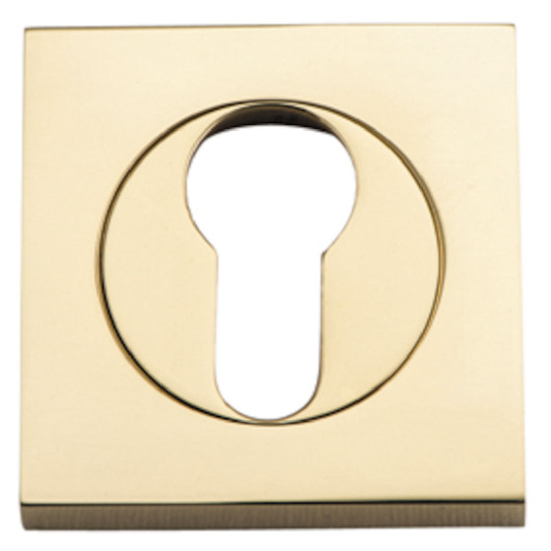 Iver Euro Cyl Escutcheon Sq Backplate 52 X 52 X 10mm