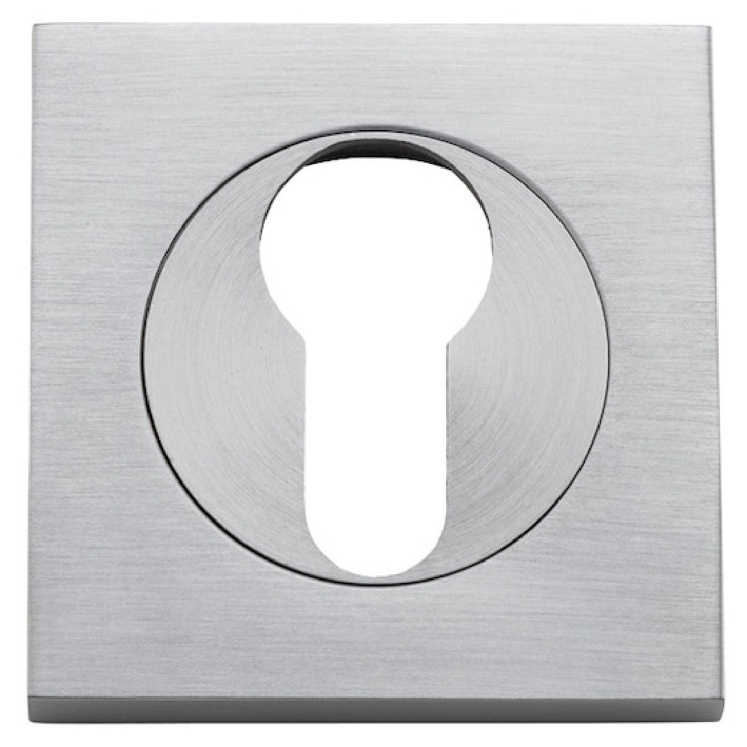 Iver Euro Cyl Escutcheon Sq Backplate 52 X 52 X 10mm