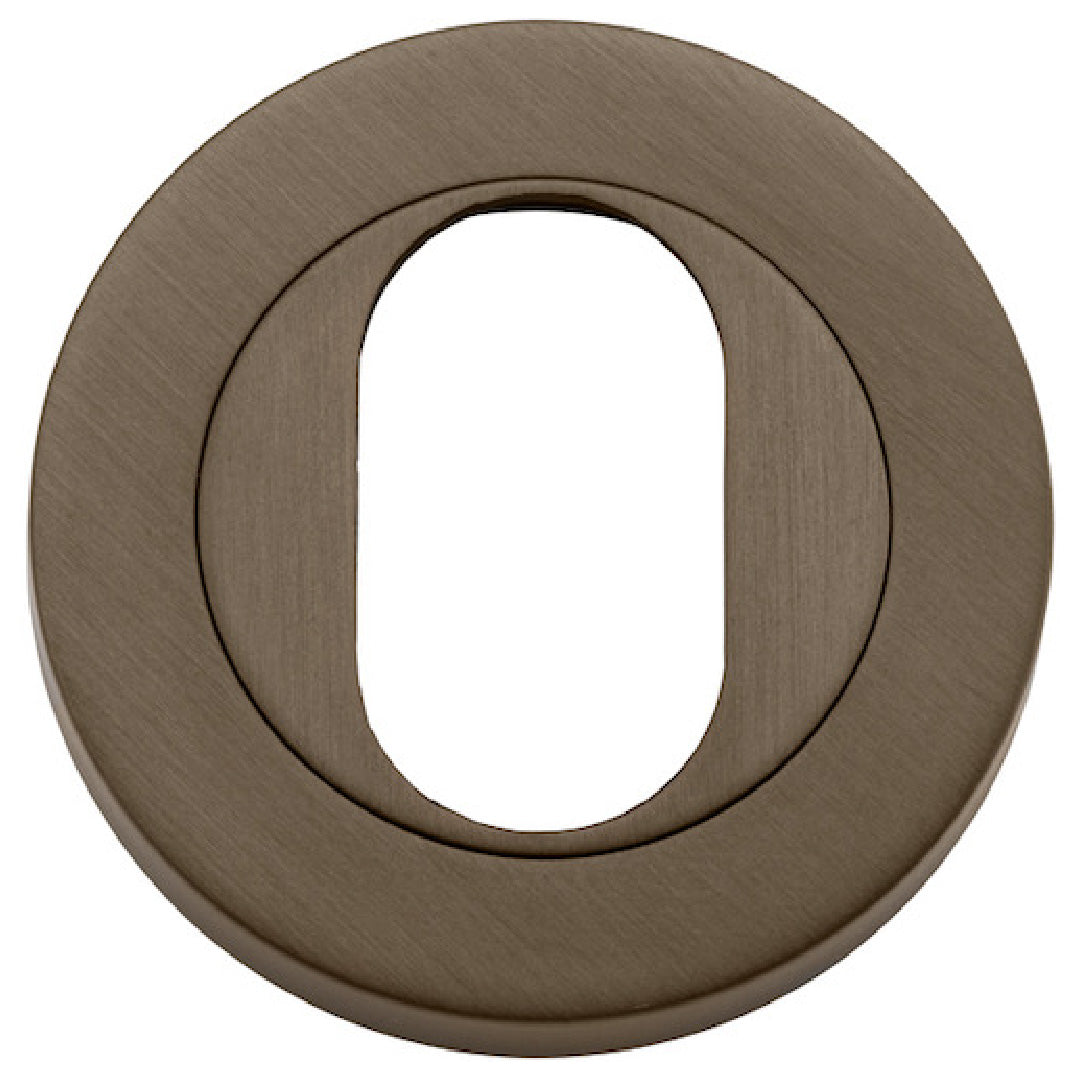 Iver Oval Cyl Escutcheon Oval Backplate 52 X 10mm