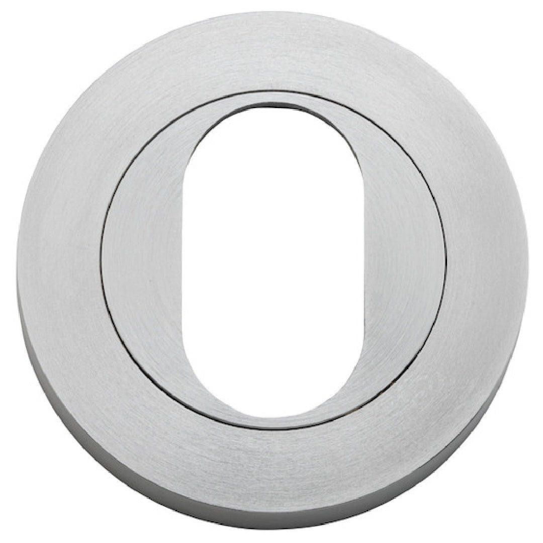 Iver Oval Cyl Escutcheon Oval Backplate 52 X 10mm