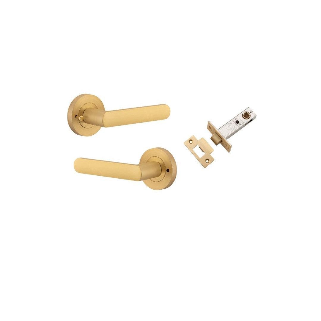 Iver Osaka Privacy Lever Kit Rnd Backplate 58 X 55mm