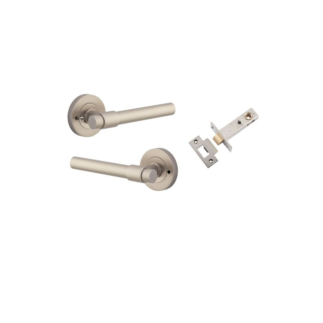 Iver Helsinki Privacy Lever Set Rnd Backplate 58 X 44mm