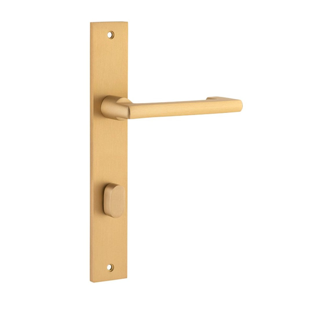 Iver Baltimore Privacy Lever Set Rect Backplate 240 X 38 X 58mm