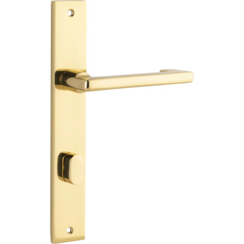 Iver Baltimore Privacy Return Lever Set Rect Backplate 240 X 40 X 58mm