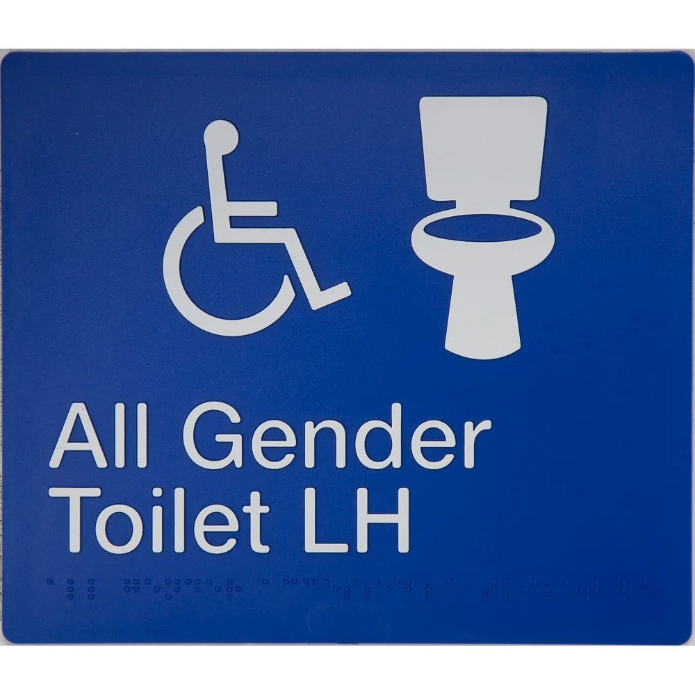 Braille All Gender Toilet Sign
